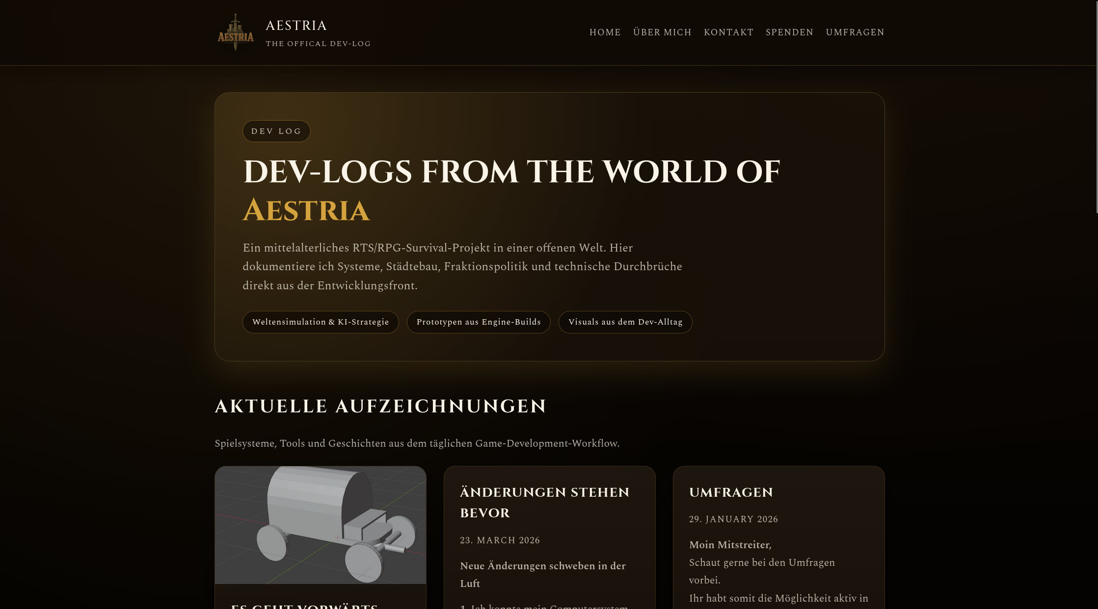 Aestria GameDevBlog